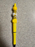 Sunflower beaded pen