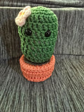 Potted crocheted cactus