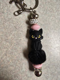Black cat keychain