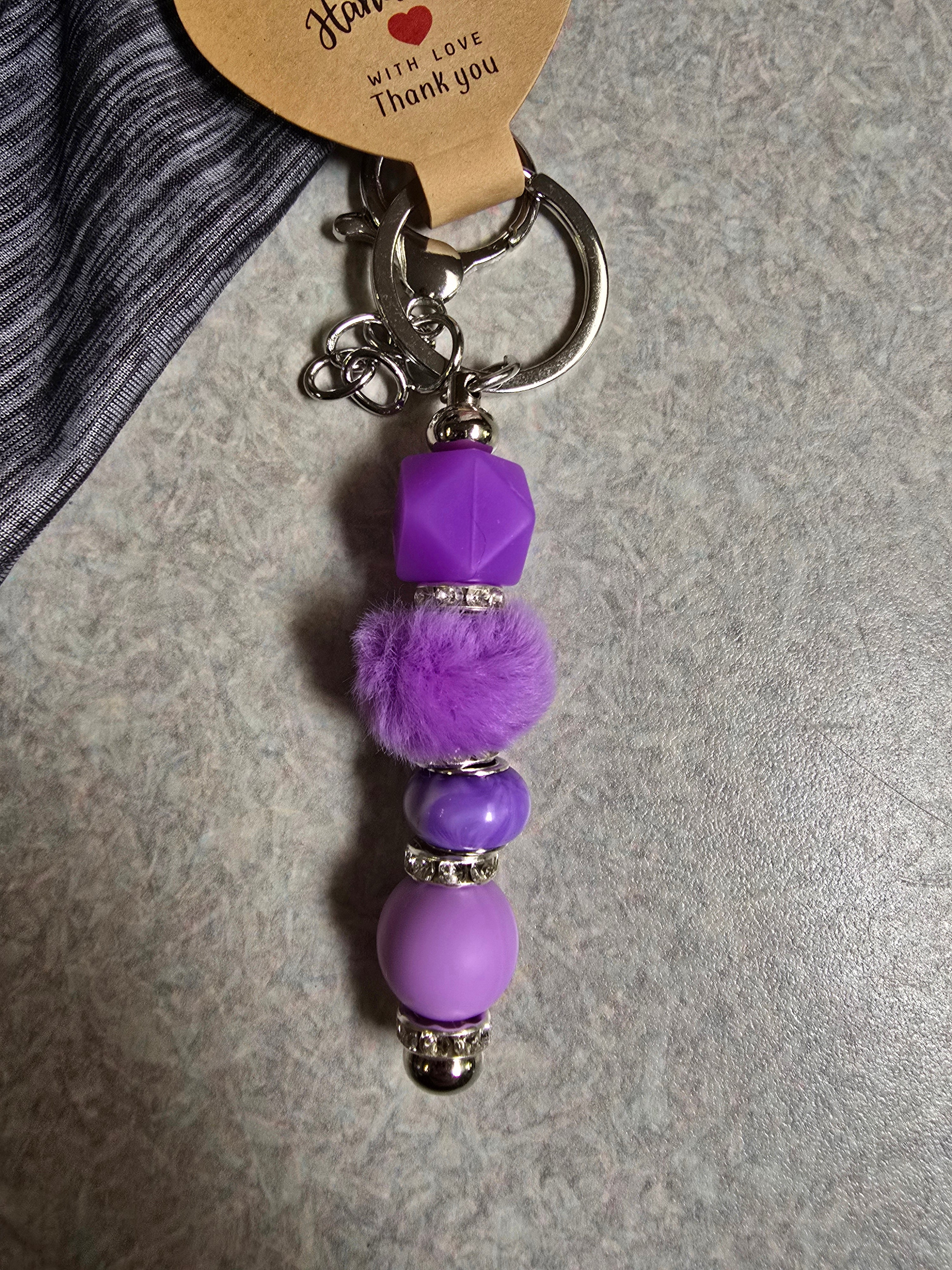 Purple fuzzy