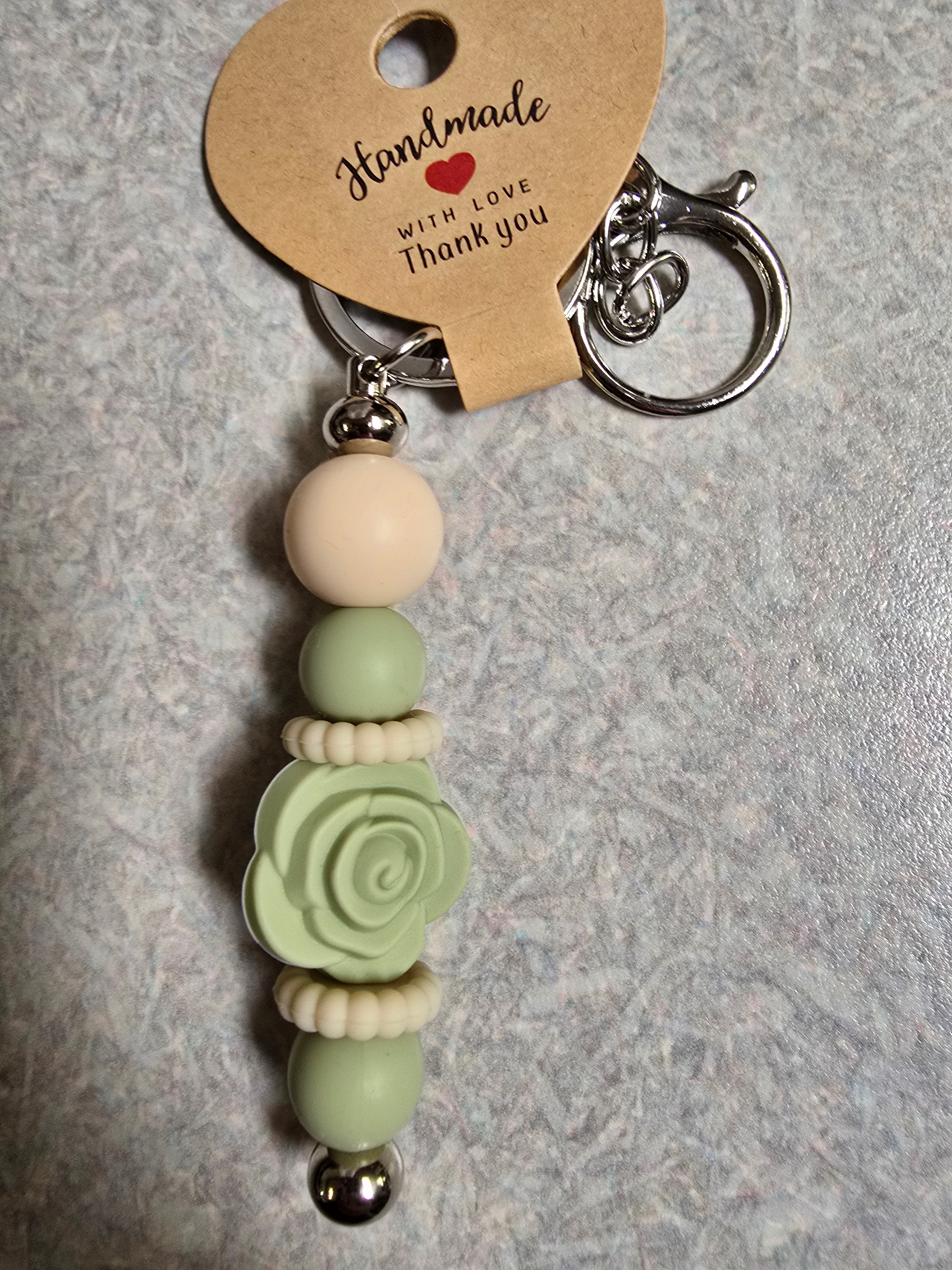 Flower keychain