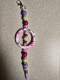Floral keychain