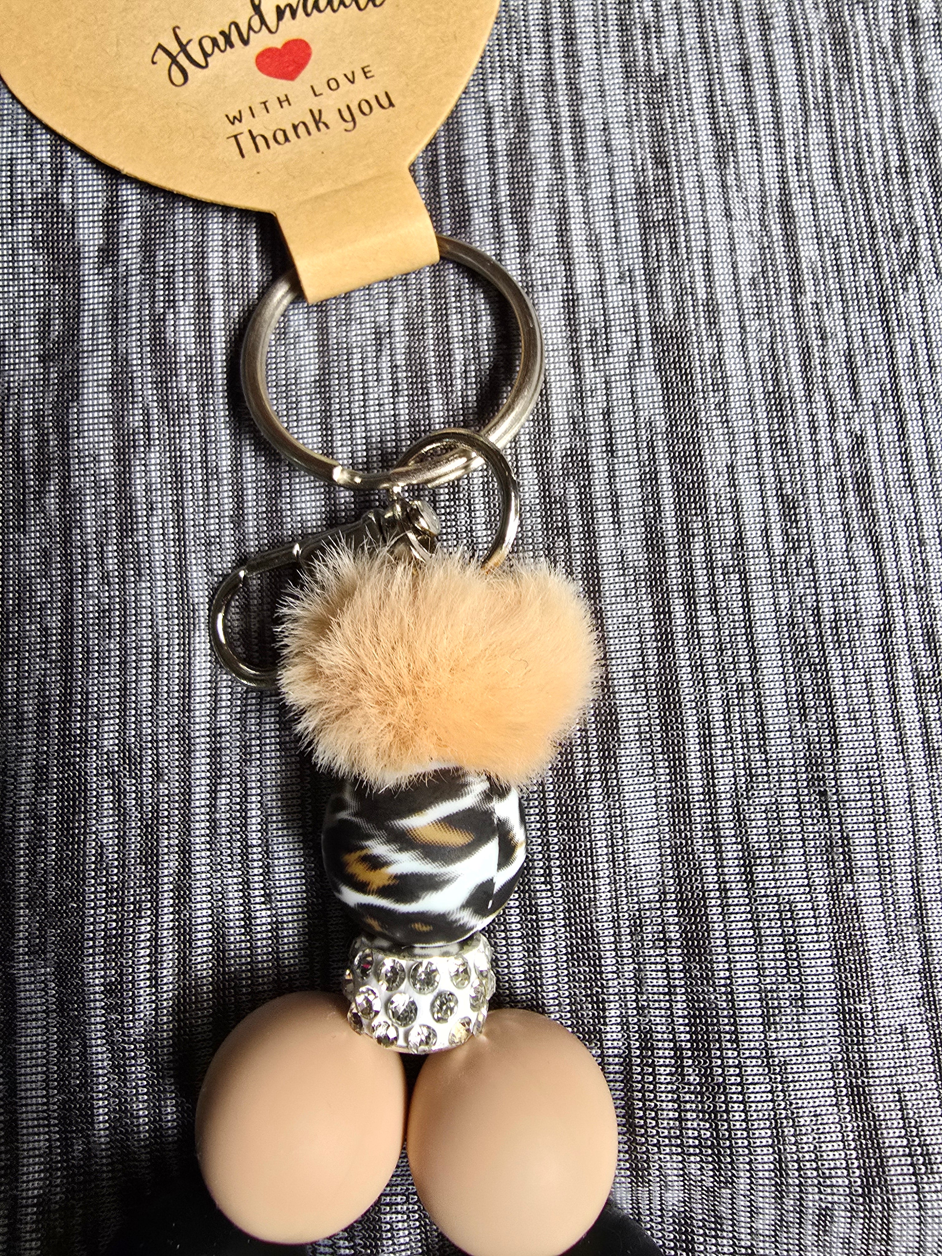 Animal print wristlet