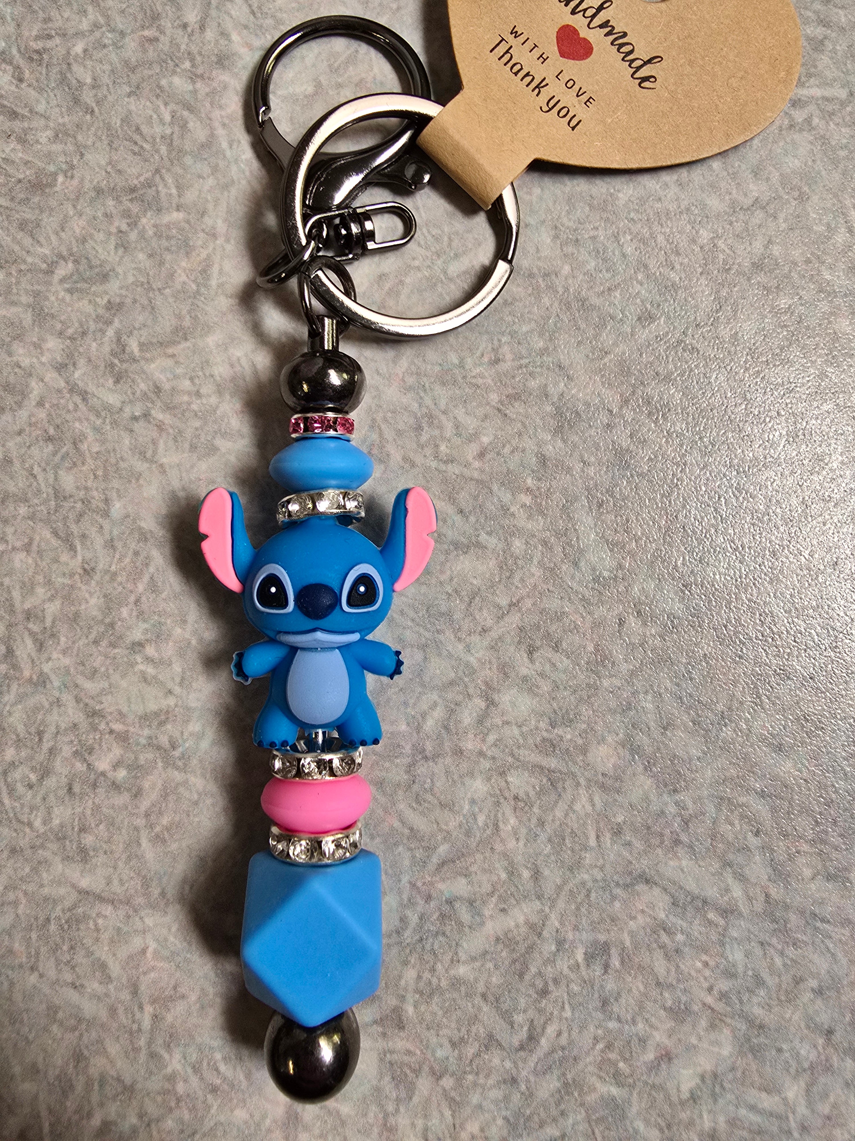Small stitch keychain