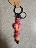 Baby in heart keychain