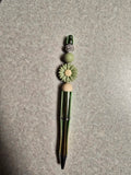 Green flower pen