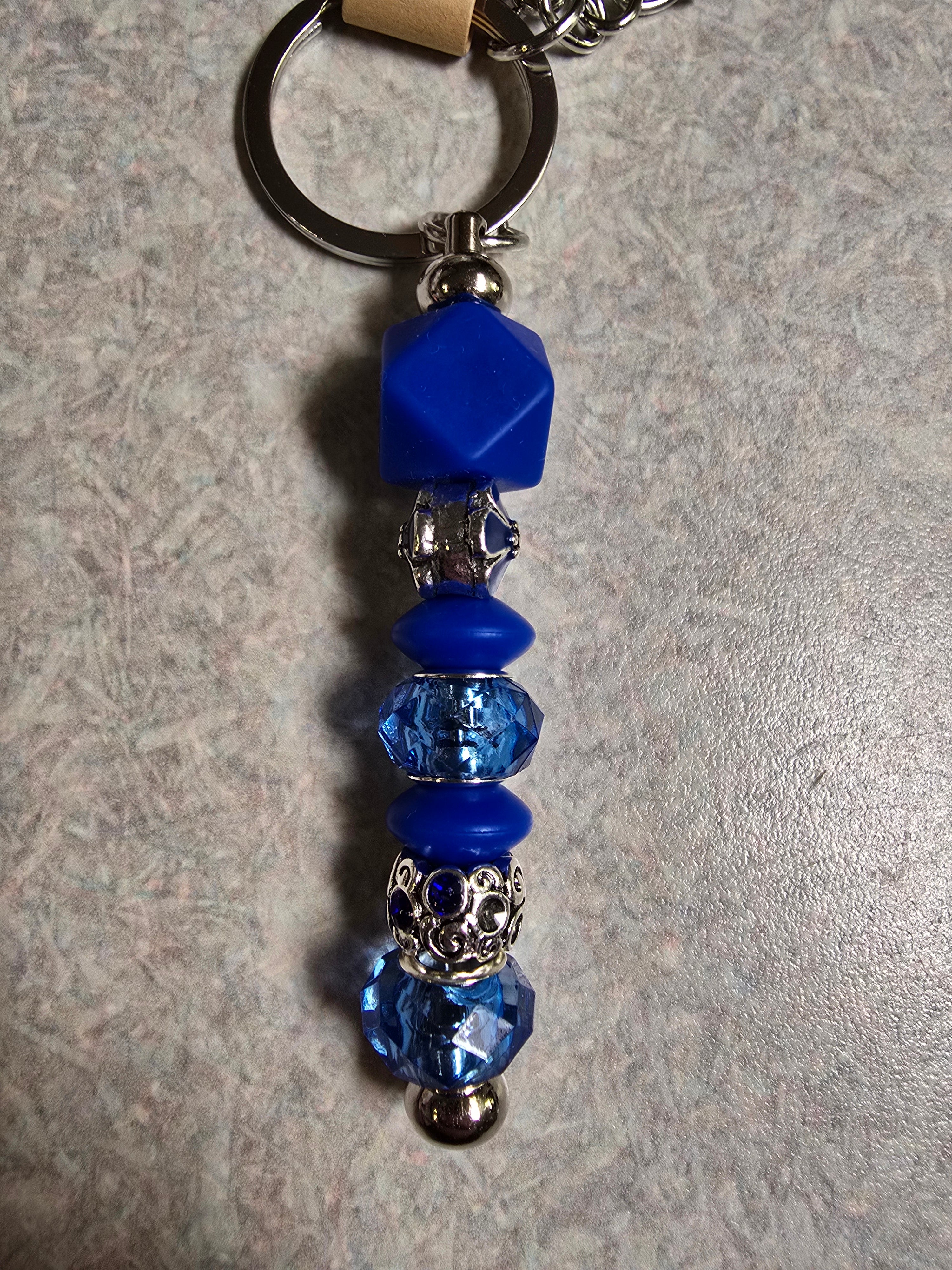 Royal blue beaded