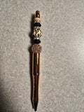 Gold cheetah print pen