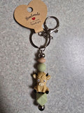 Highland cow keychain